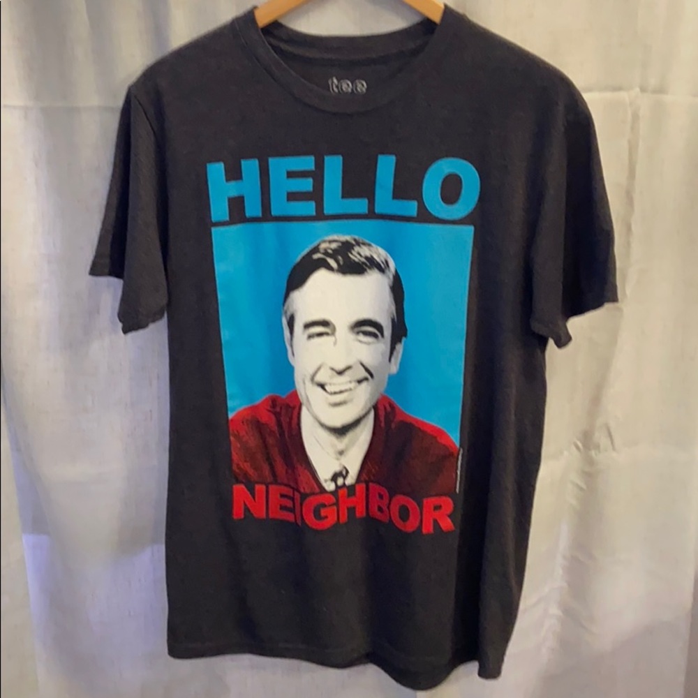 Mr. Rogers “Hello Neighbor” t-shirt Medium